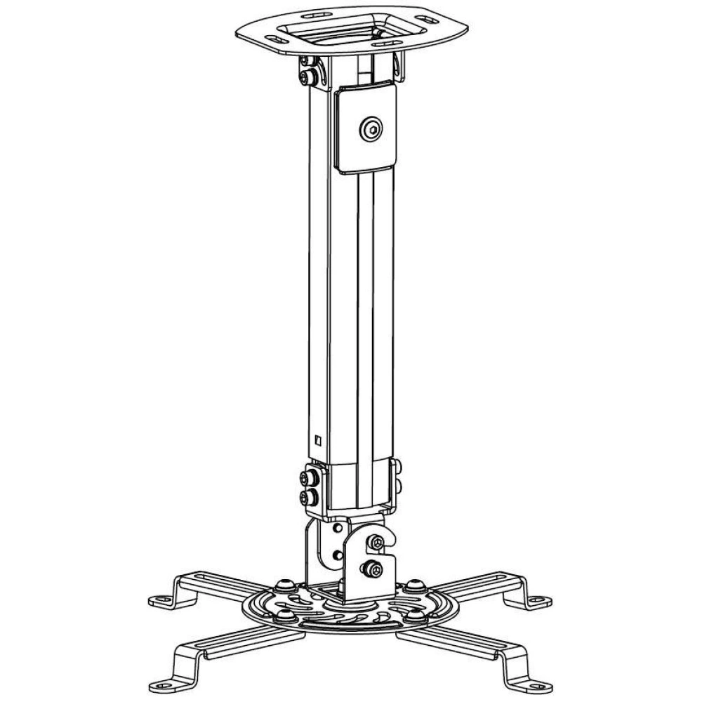 TECHLY STROPNÍ DRŽÁK PRO PROJEKTOR 54-90CM 13,5K