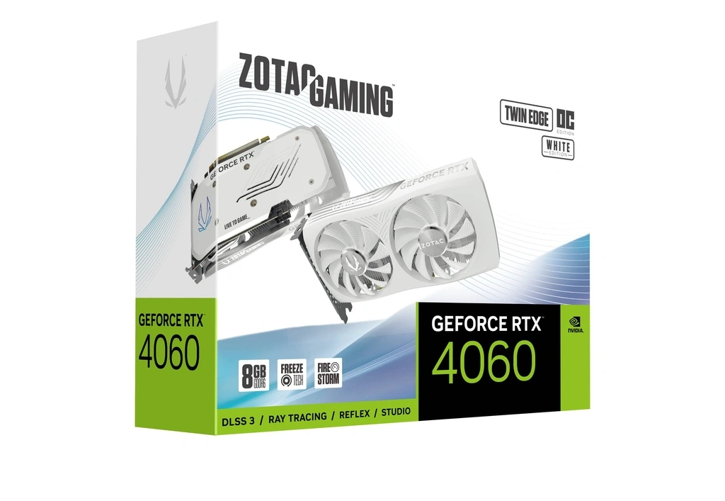 Zotac GeF RTX 4060 Twin Edge OC White E