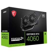 MSI GeForce RTX 4060 VENTUS 2X BLACK 8G OC, 8GB GDDR6