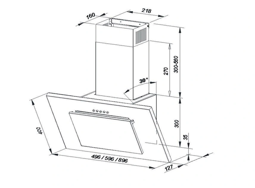 MAAN Vertical P 2 60, black