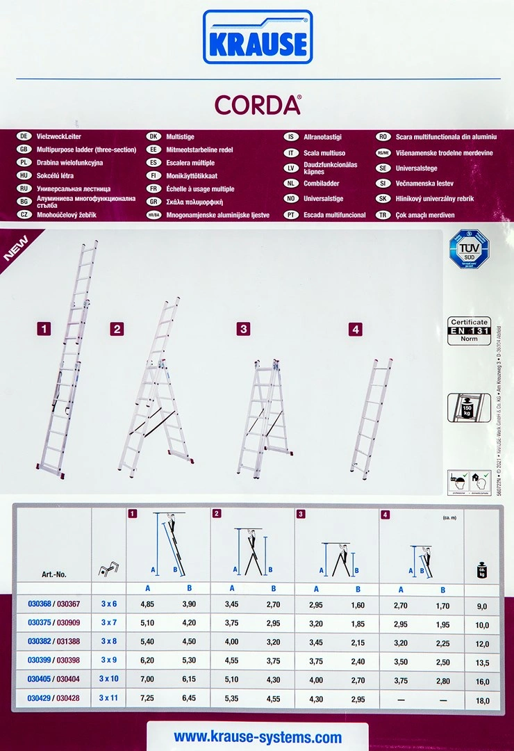 Krause CORDA RP 3x6 4,85m