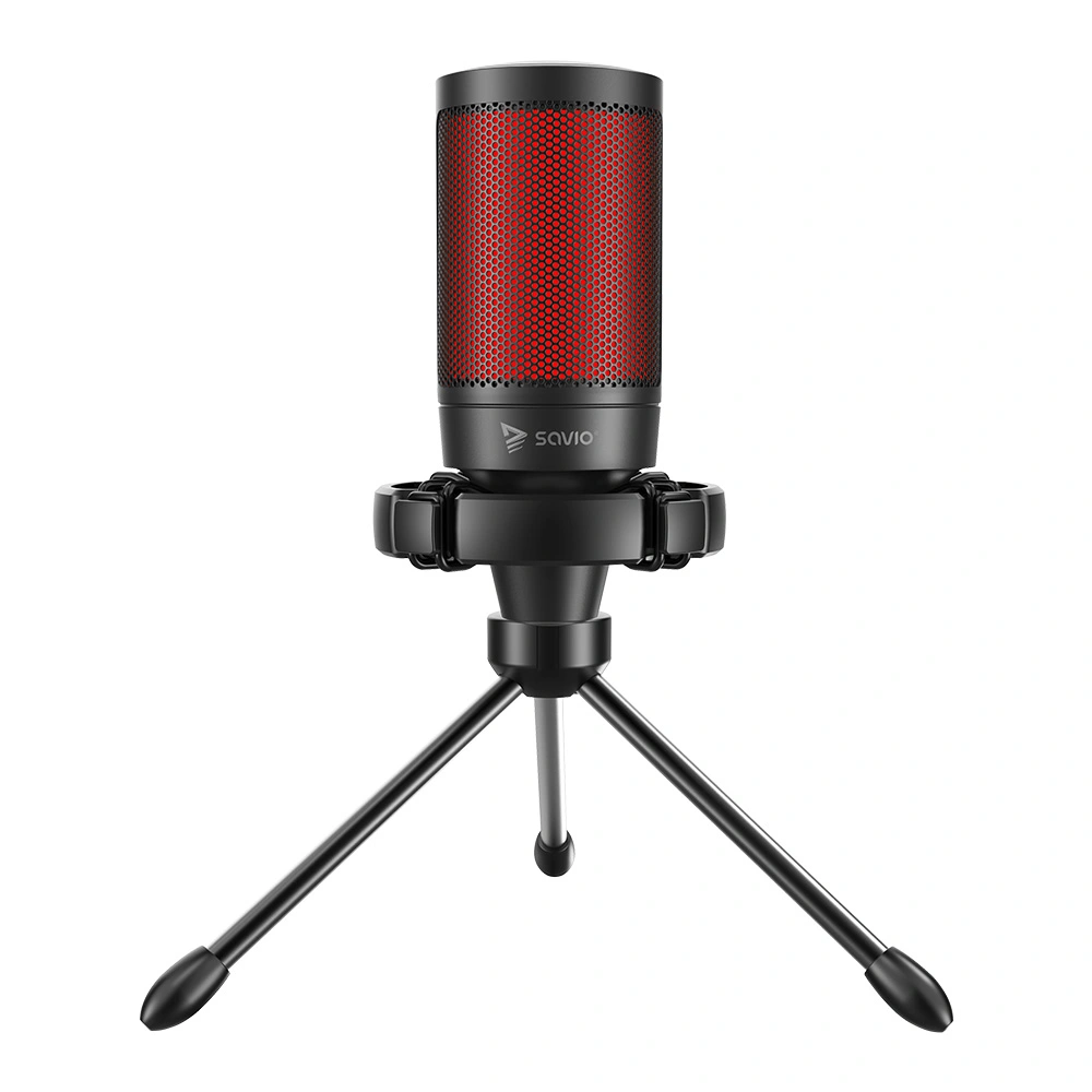 Savio wired gaming microphone with backlight tripod USB SONAR PRO