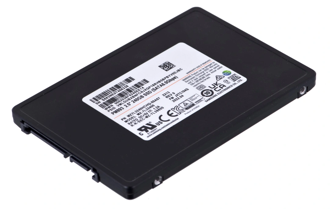 Samsung PM893 240GB SATA 2.5" MZ7L3240HCHQ-00A07 (DWPD 1)