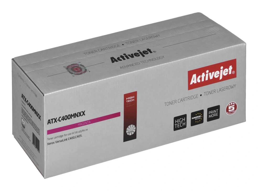 Tonerová kazeta Activejet ATX-C400MNXX (náhradní Xerox 106R03535; Supreme; 8 000 stran; Magenta)