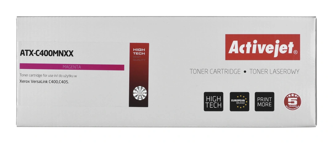 Tonerová kazeta Activejet ATX-C400MNXX (náhradní Xerox 106R03535; Supreme; 8 000 stran; Magenta)