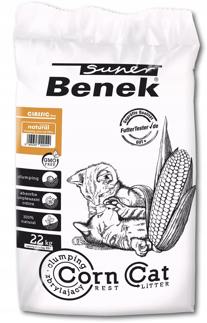 Super Benek Corn Natural 35l