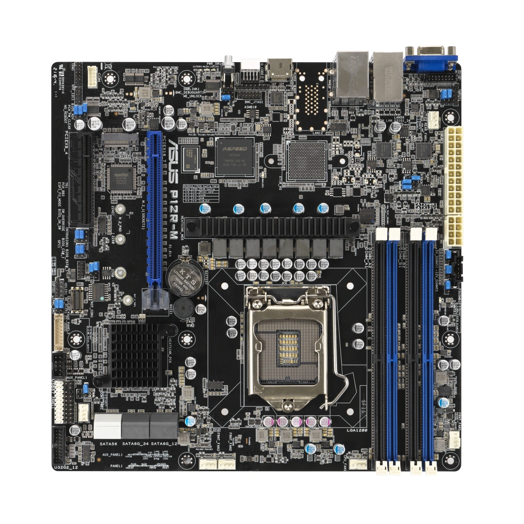 ASUS P12R-M Intel C252 LGA 1200 Micro ATX