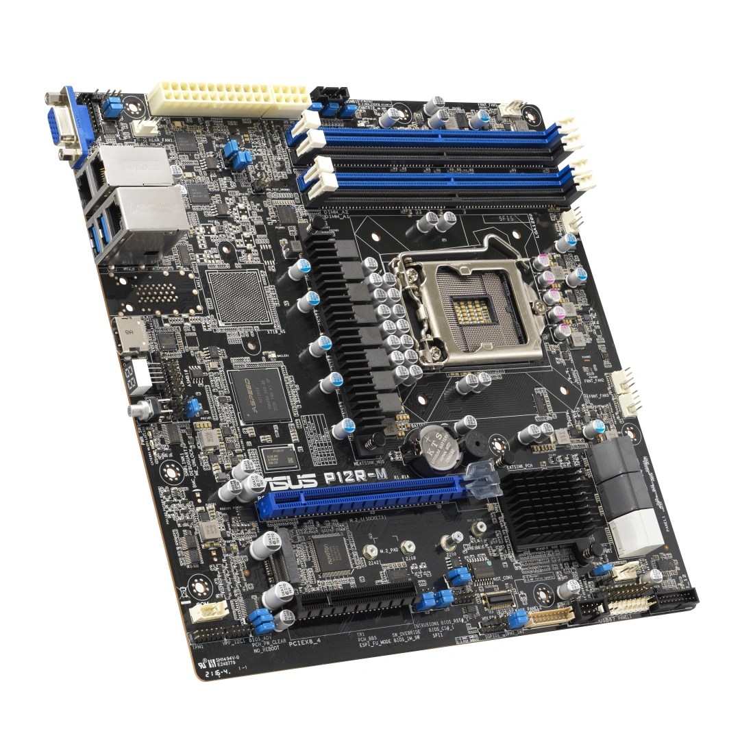 ASUS P12R-M Intel C252 LGA 1200 Micro ATX