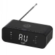 Adler radio alarmclock, wireless charger a FM