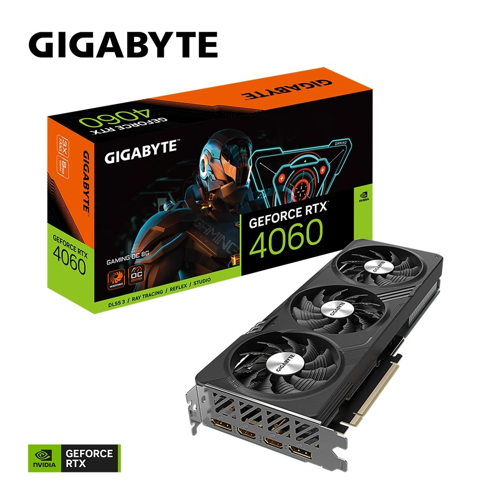 Gigabyte GeForce RTX 4060 GAMING OC 8G, 8GB GDDR6