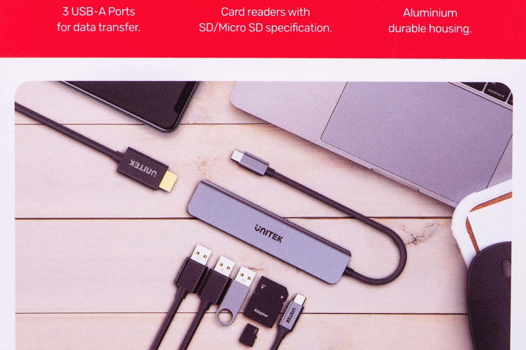 UNITEK HUB USB-C H1118A