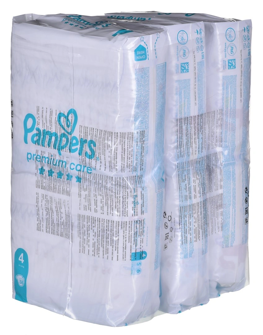 Pampers Premium Care plenky vel. 4 (174 ks plenek) 9-14 kg Měsíční balení