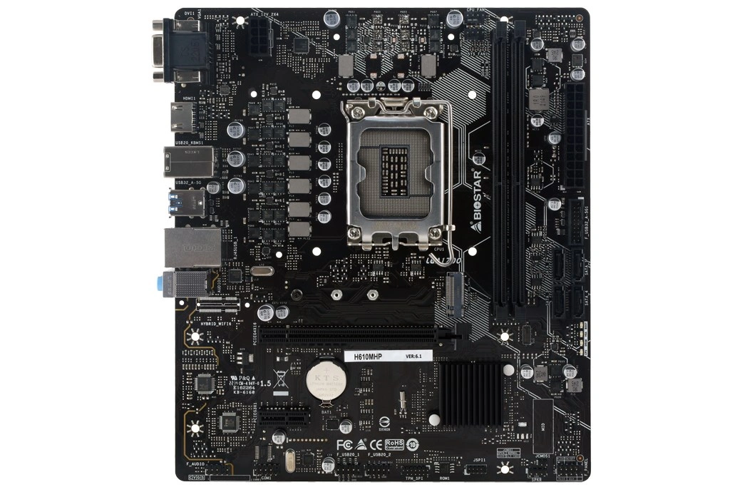 Biostar H610MHP základní deska Intel H610 LGA 1700 Micro ATX