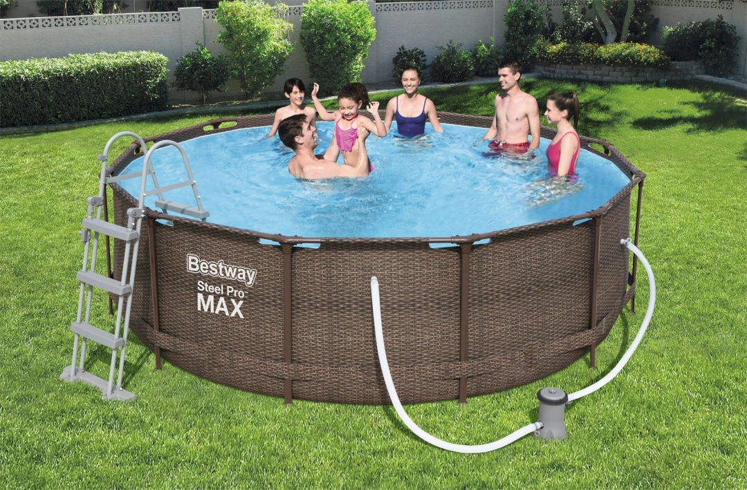 Bestway Bazén Steel Pro Max Rattan 3,66 x 1 m - 56709