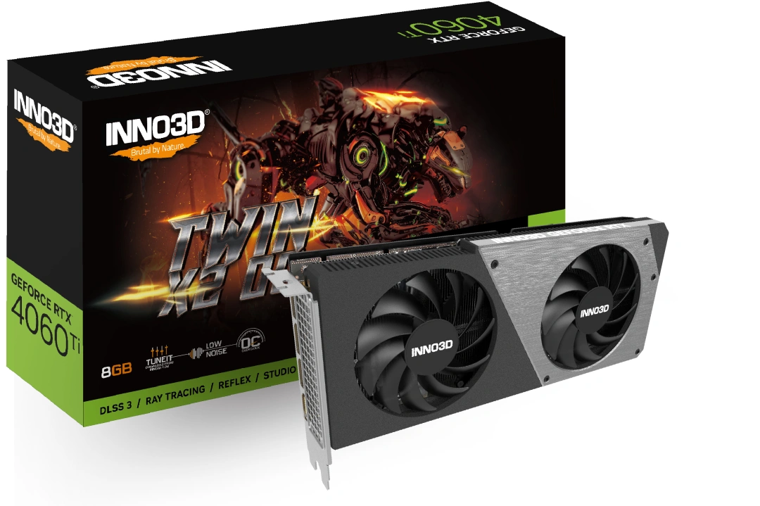 INNO3D Geforce RTX 4060 TI TWIN X2 OC NVIDIA 8 GB GDDR6 DLSS 3