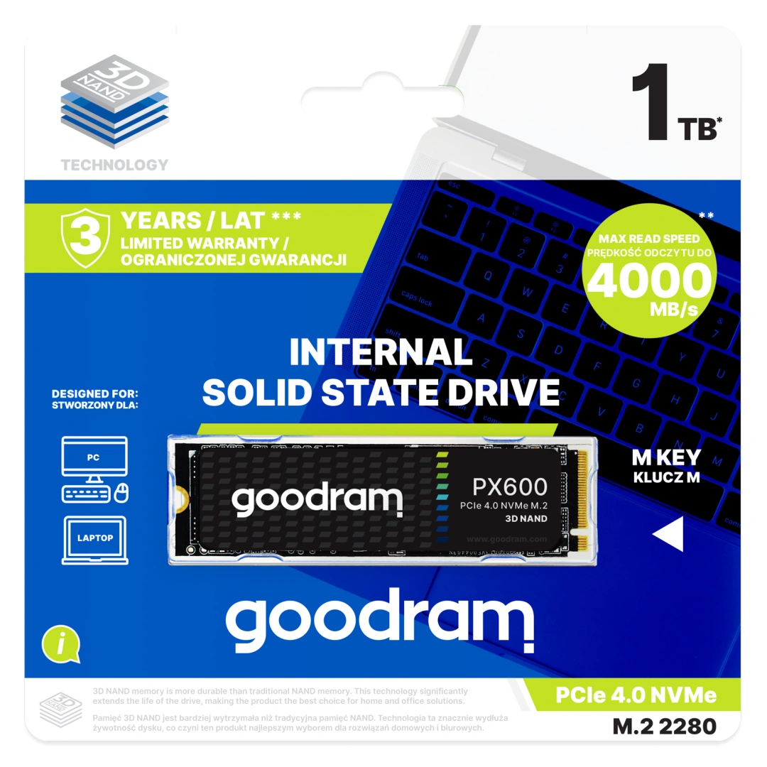 GOODRAM PX600, M.2 - 1000GB