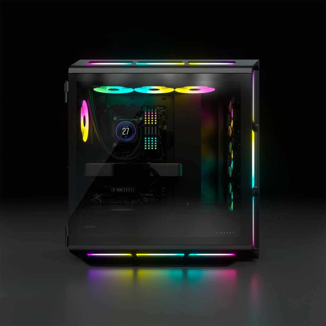 Corsair iCUE 5000T RGB Midi Tower černá