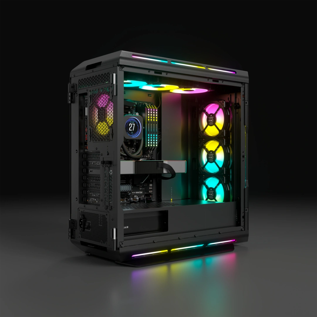 Corsair iCUE 5000T RGB Midi Tower černá