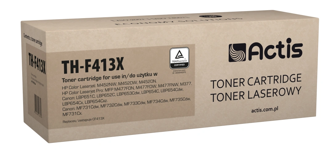 Tonerová kazeta Actis TH-F413X (náhradní HP 410X CF413X; standardní; 5 000 stran; červená)