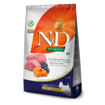 N&D Pumpkin DOG Adult Mini Lamb & Blueberry 2,5 kg