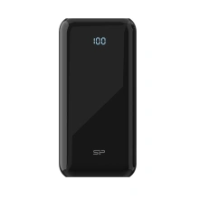 Silicon Power QS28 20000mAh LCD QC3.0+PD 2x USB A, 1x mUSB + 1x USB C, černá