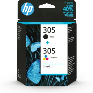 HP 305 originální inkoustová kazeta černá/tříbarevná 6ZD17AE