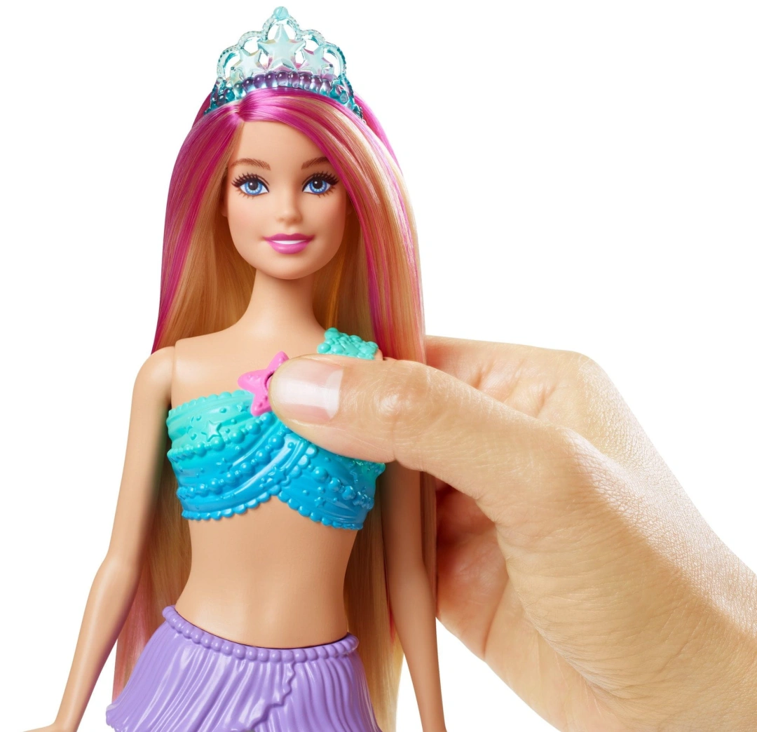 Mattel Barbie Blikající mořská panna Blondýnka HDJ36