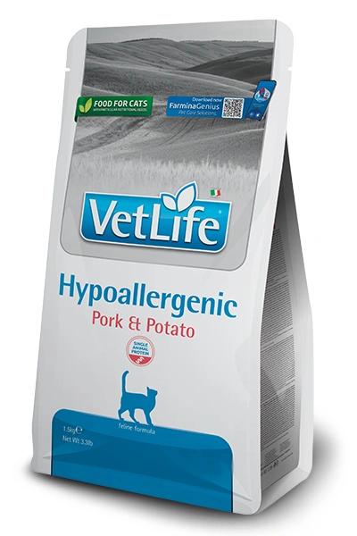 Farmina Vet Life Natural CAT Hypo Pork and Potato 1,5 kg