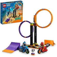 LEGO® City 60360 Kaskadérská výzva s rotujícími kruhy