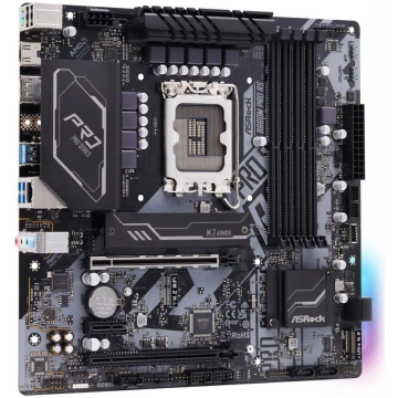 ASRock B660M PRO RS / Intel B660 / LGA1700 / 4x DDR4 DIMM / HDMI / DP / 2x M.2 / mATX