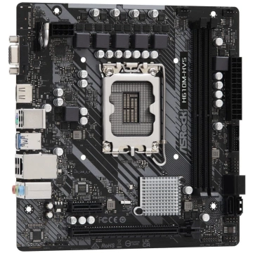 ASRock H610M-HVS / LGA1700 / Intel H610 / 2x DDR4 DIMM / HDMI / VGA / mATX