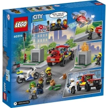 LEGO City 60319 Pronásledování hasičů a policie