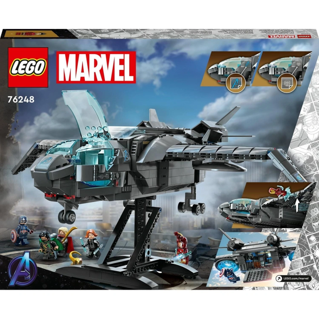 LEGO Marvel 76248 Stíhačka Avengers Quinjet