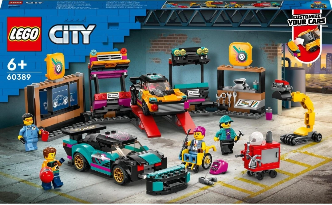 LEGO® City 60389 Tuningová autodílna