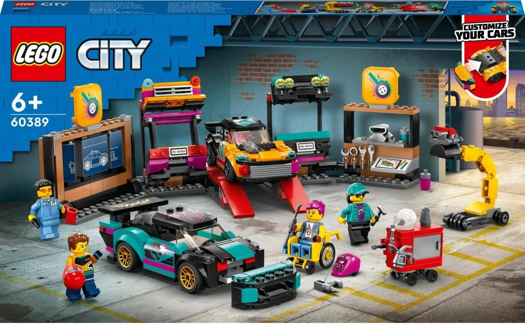 LEGO® City 60389 Tuningová autodílna