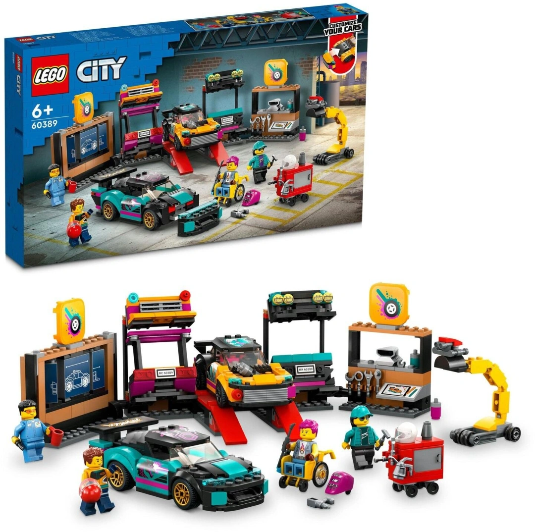 LEGO® City 60389 Tuningová autodílna