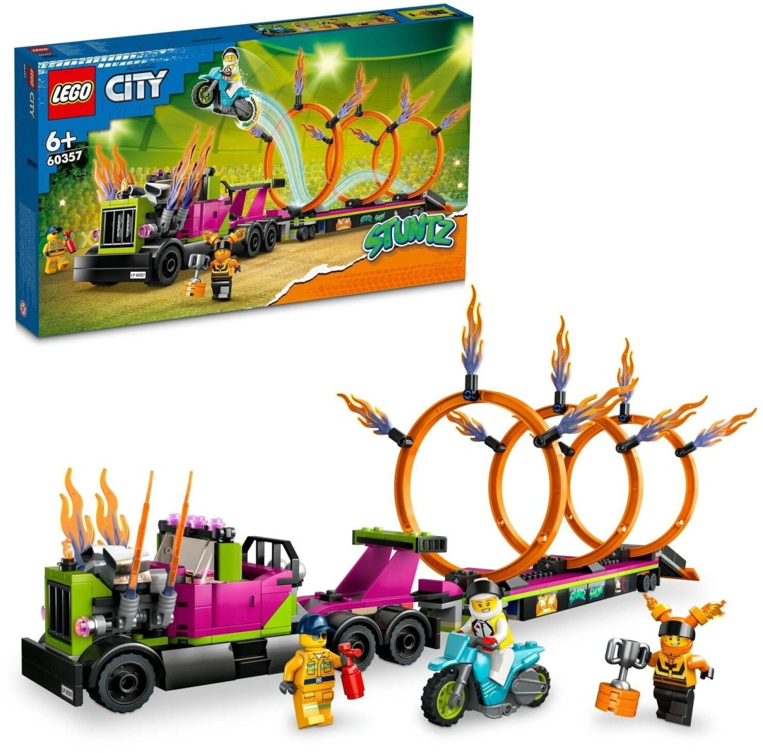 LEGO® City 60357 Tahač s ohnivými kruhy