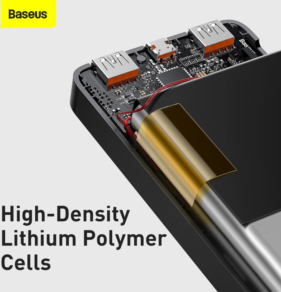 Baseus Bipow (LiPo) 30000 mAh, černá