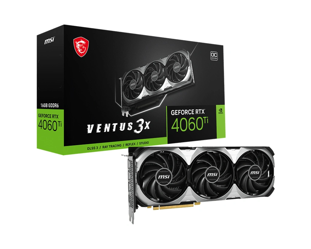 MSI GeF RTX 4060 Ti VENTUS 3X OC 16G