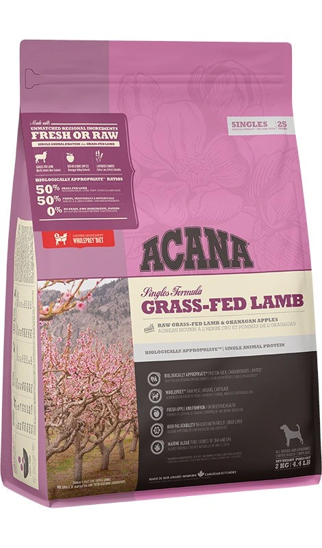 Acana Dog Grass-Fed Lamb Singles 2kg