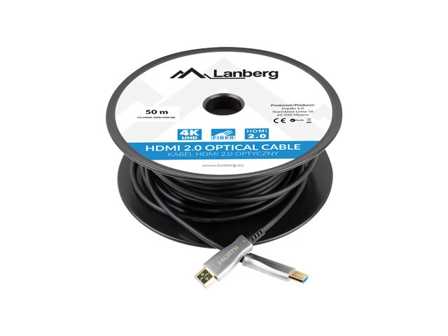 Lanberg CA-HDMI-20FB-0500-BK HDMI 50m