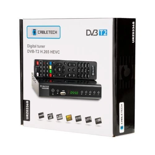 CABLETECH TUNER DVB-T2 H.265 HEVC URZ0336B