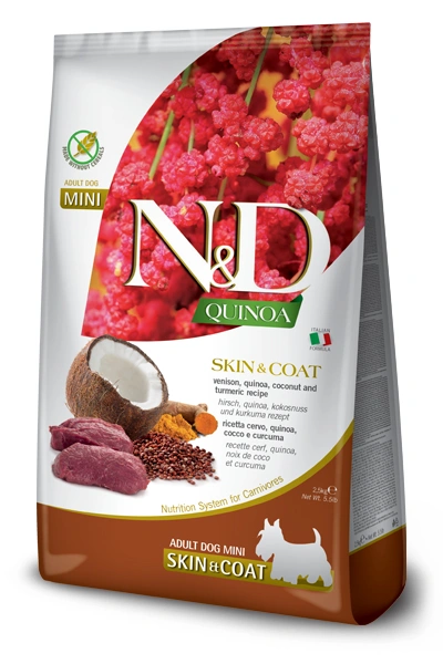 Quinoa DOG Skin & Coat Venison & Coconut Mini 2,5g