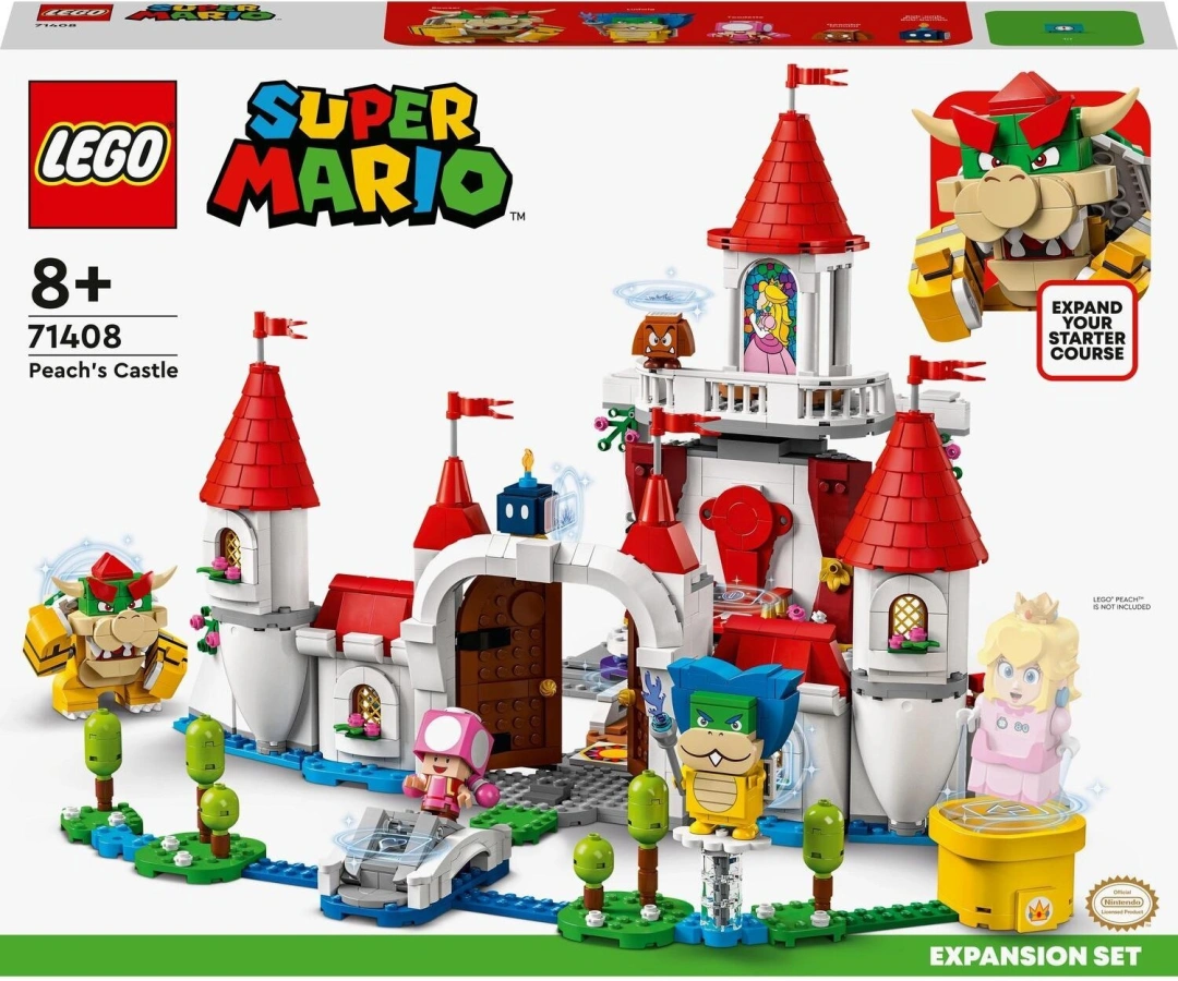 LEGO® Super Mario™ 71408 Hrad Peach – rozšiřující set