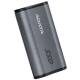 Adata SE880 500GB SSD External USB 3.2 Type-C 2000MB/s Read/Write / Titanium Grey - Rugged