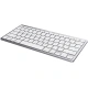 Trust Basics keyboard, stříbrná