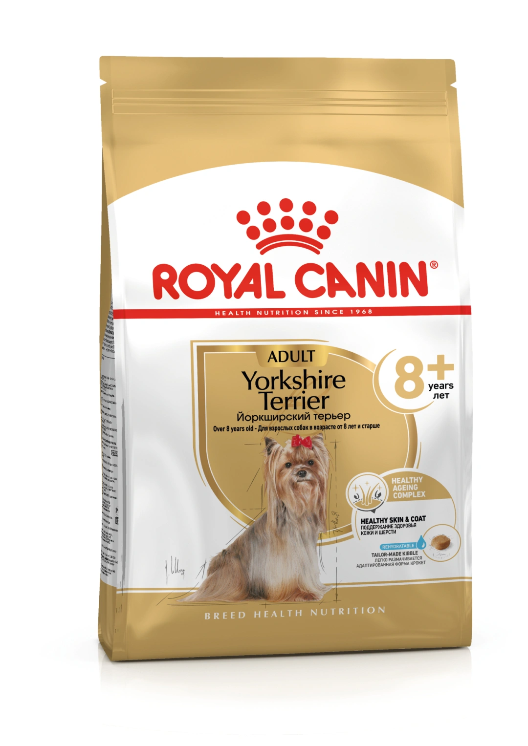 Royal Canin granule pro dospělé psy plemene jorkšírský teriér starší 8 let 3 kg