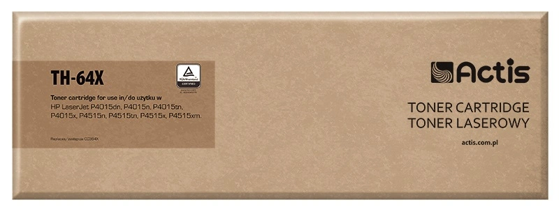Actis Tonerová kazeta ACTIS TH-64X (náhrada za HP 64X CC364X; standardní; 24000 stran; černá)