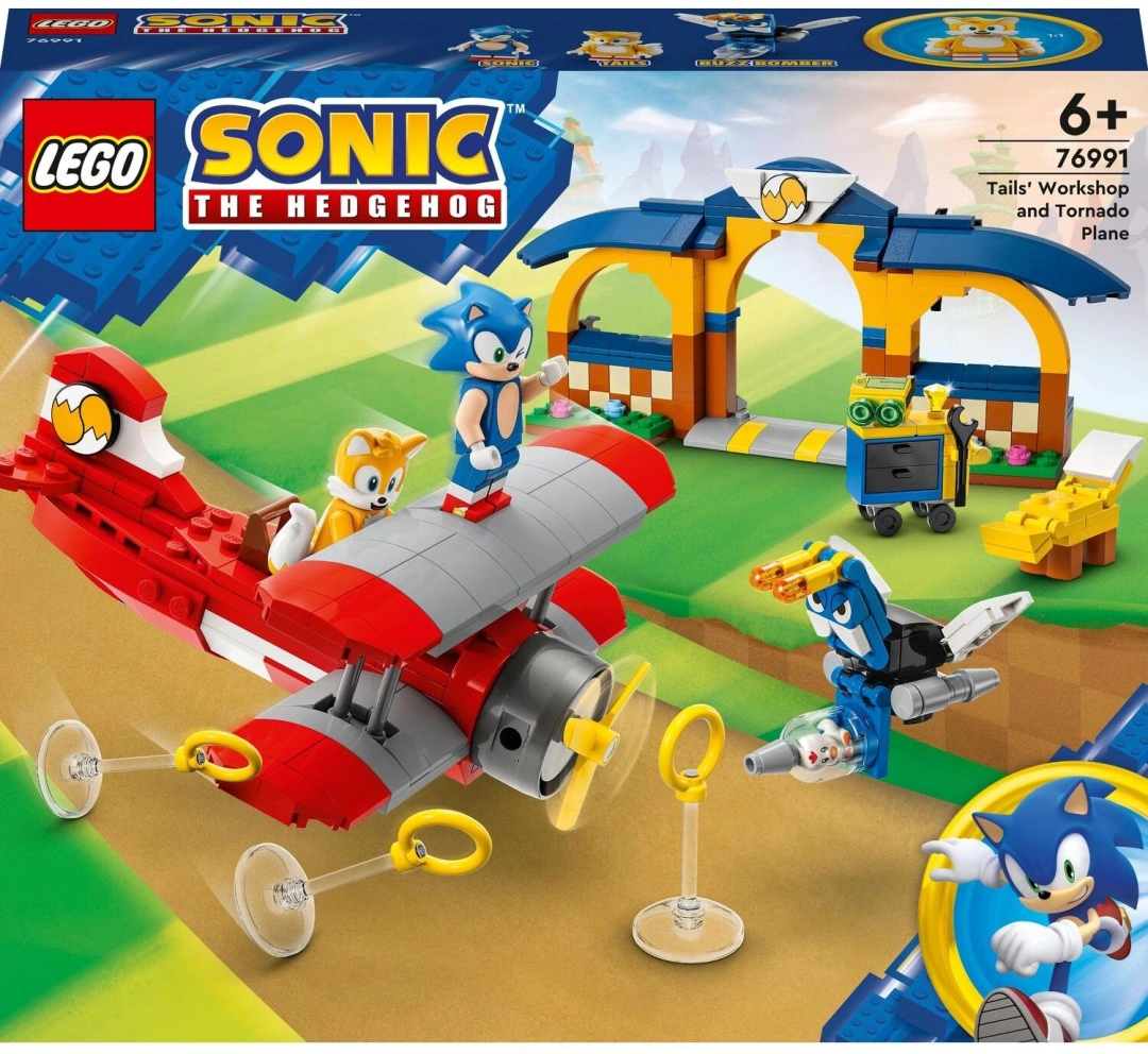 LEGO® Sonic the Hedgehog™ 76991 Tailsova dílna a letadlo Tornádo