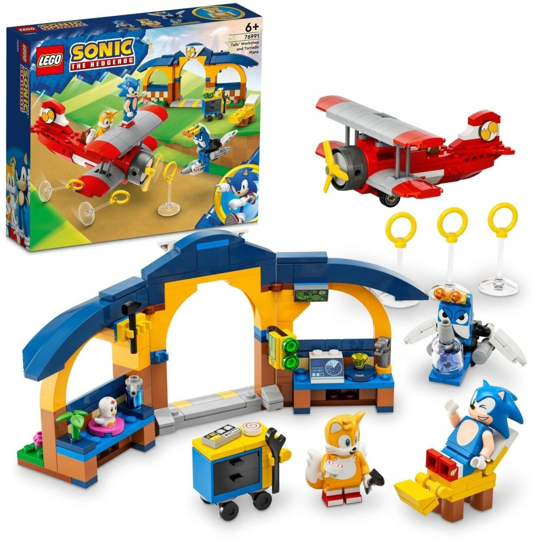 LEGO® Sonic the Hedgehog™ 76991 Tailsova dílna a letadlo Tornádo